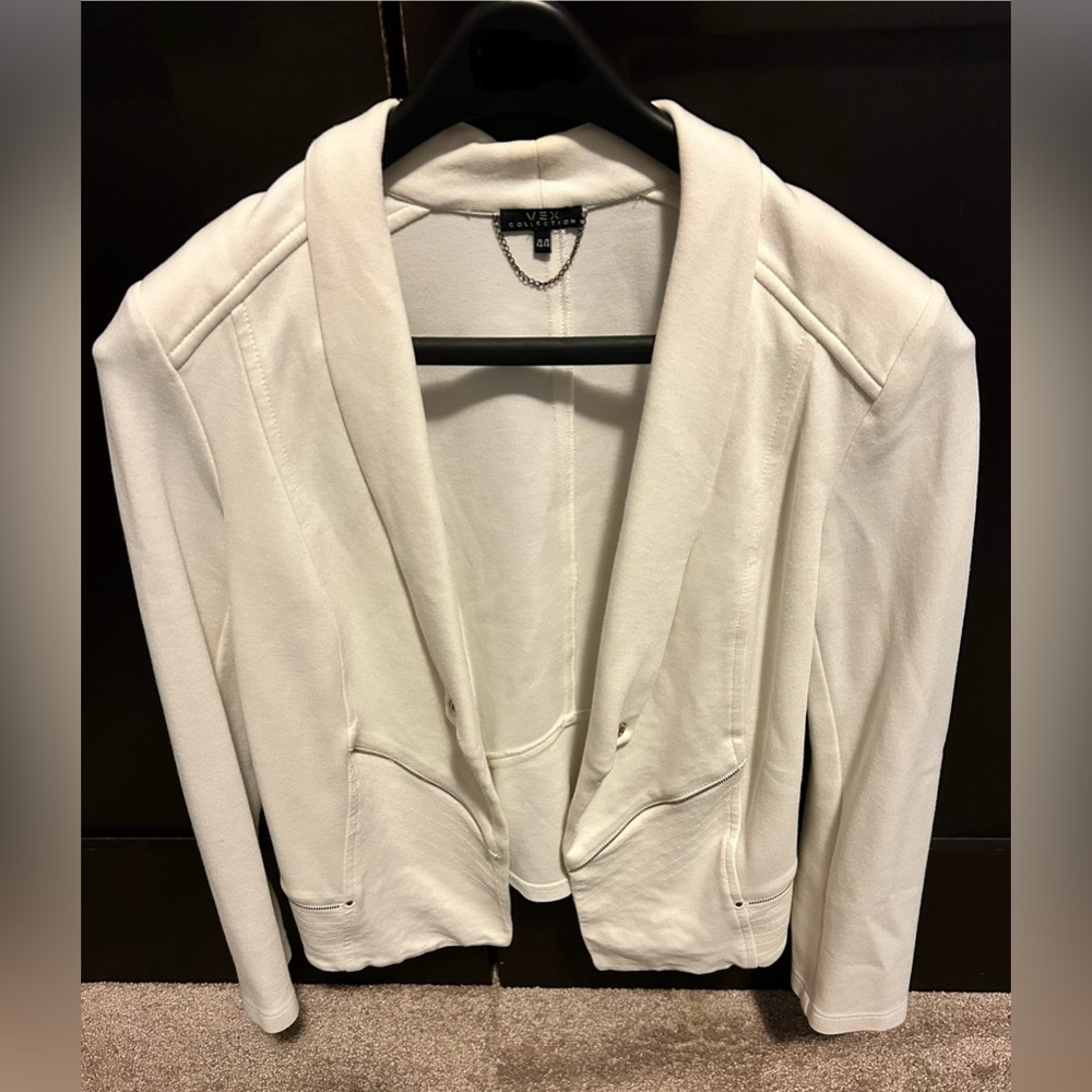 VEX Collection Women's Classic Cream Blazer